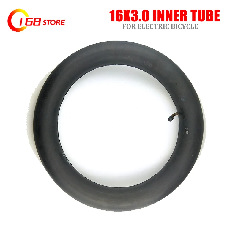 

High quality 16X3.0 Inner Tube Electric Scooter & E Bikes 16*3.00 Tube Bent Valve Stem