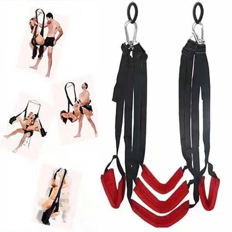 Couples Erotic Sexual BDSM Fetish Sex Swing For Woman Men Couple Slave Restraint Hanging Erotic Swing Sex Toys For Couples Flirt sex swings sex toys