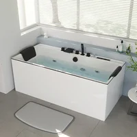 Acrylic Intelligent Constant Temperature Surfing Massage Bathtub Small Apartment Modern Household Bathtub Adult Jacuzzi X 1