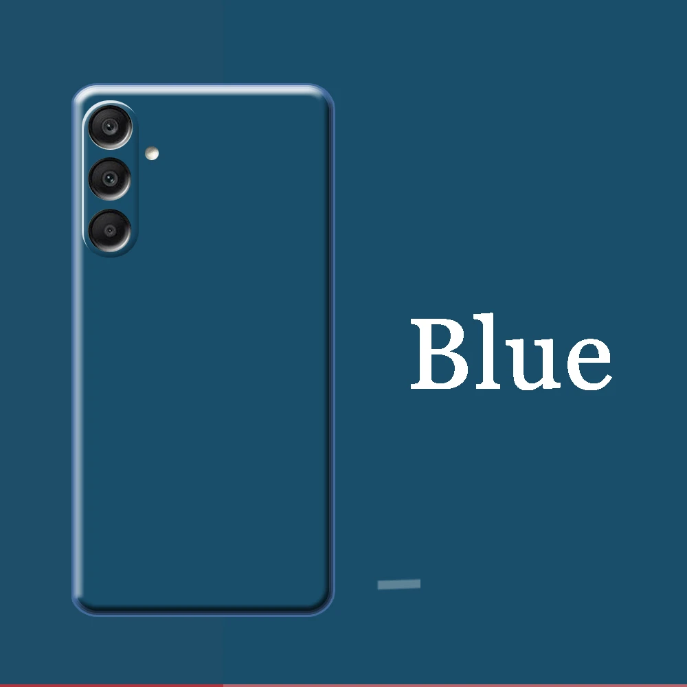 Premium Liquid Silicone Shockproof Phone Case - Durable TPU Protective Back Cover
