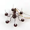 1:87 HO Scale Ceiling Light Miniature Kids Dollhouse LED Model Furniture Decor Toy Golden/Copper Chandelier Decor Accessories 4