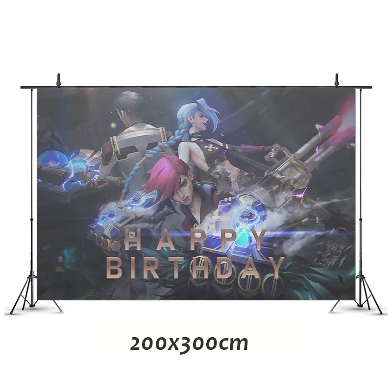 arcane Birthday Party Decorations Game Theme Supplys Banner Cups Plates VI Jinx for party supplies,birthday party supplies,birthday tableware set