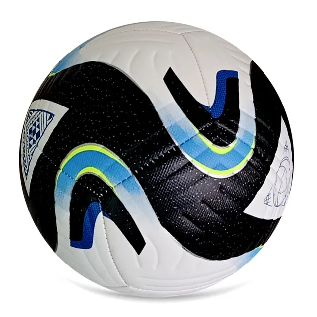 High Quality Black Soccer Balls Official Size 5 Soft PU Goal Team Match Ball Outdoor Footballs Training League futbol bola