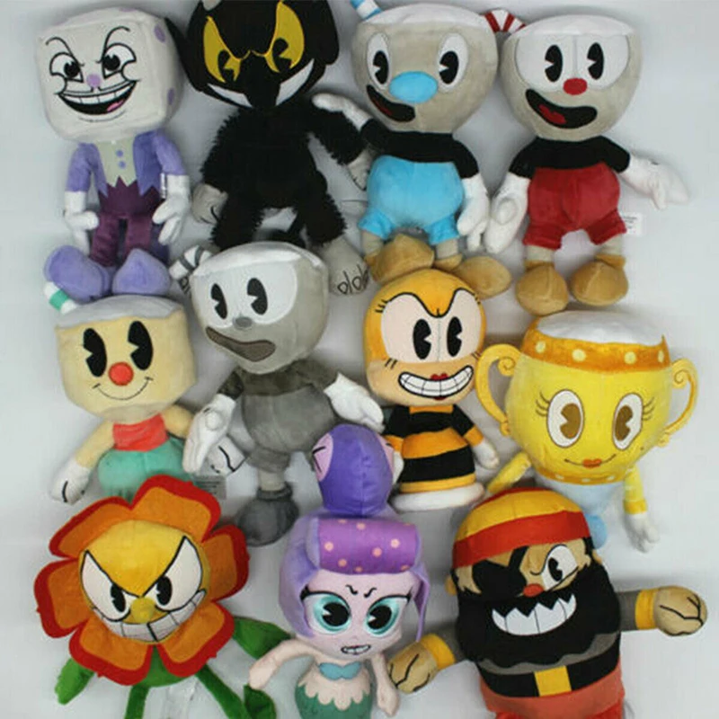 Cuphead King Dice 2018 Plush Mugman 18 Fiesta NEW with tags RARE Stuffed