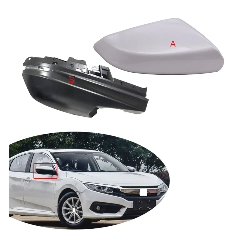 For HONDA CIVIC 20162018 Side mirror protector Outside Rearview Mirror