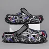 Plus Size 47 Summer Men Sandals Clogs Outdoor Garden Clogs Hole Shoes Male Casual Shoes Water Shoes Comfort Home Soft Slippers 1