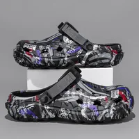 Plus Size 47 Summer Men Sandals Clogs Outdoor Garden Clogs Hole Shoes Male Casual Shoes Water Shoes Comfort Home Soft Slippers 1