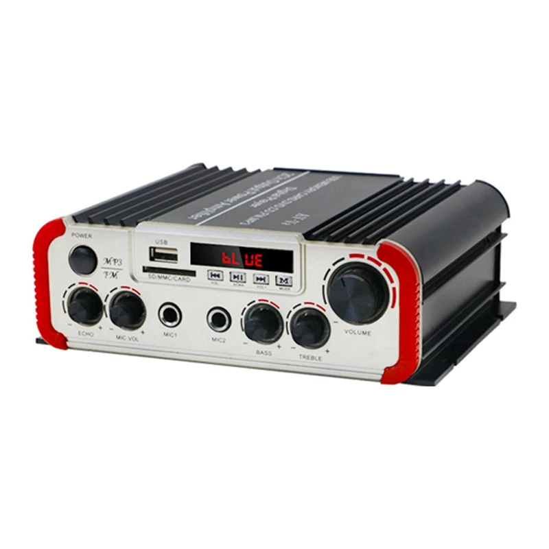 2-Channel 80W High Power Car Bluetooth Audio Power Amplifier Fit For Car Audio Modification