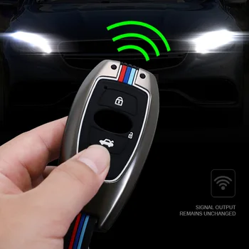 Copertura chiave dell'automobile in lega di zinco per Subaru Legacy XV Forester Outback BRZ SIT accessori coperture protettive della cassa della chiave a distanza automatica 6 Copertura chiave dell'automobile in lega di zinco per Subaru Legacy XV Forester Outback BRZ SIT accessori coperture protettive della cassa della chiave a distanza automatica - Copertura chiave dell automobile in lega di zinco per Subaru Legacy XV Forester Outback BRZ