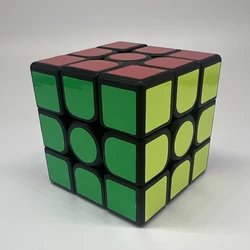 Enhanced Stress - Relief Magic Cube Puzzle - Professional Smooth Speed Toy Gift (Black)