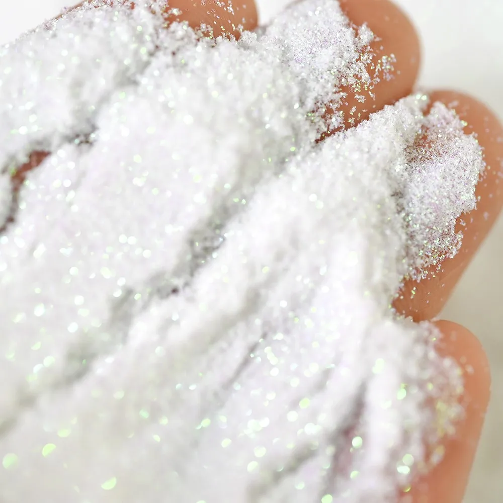 Nail Glitter Nail Powder Nail Decoration Christmas Candy Sweater Effect Nail Glitter 0.1mm Nail Art Sugar Powder Sparkly Holographic Manicure Sugar Dust 10g