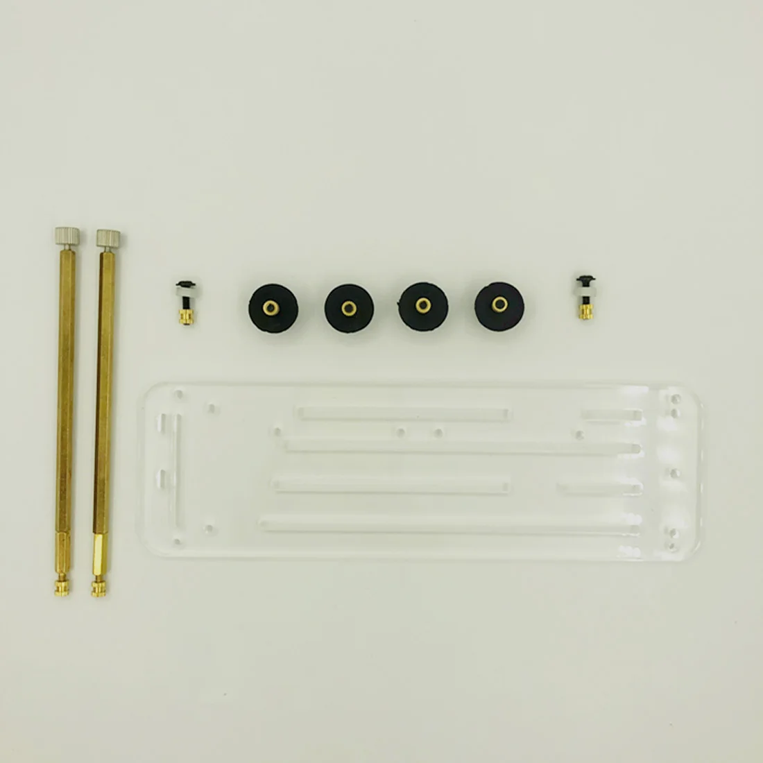 Graphics Card Vertical Kickstand Bracket Transparent Acrylic Base Rubber Support thumbnail 8