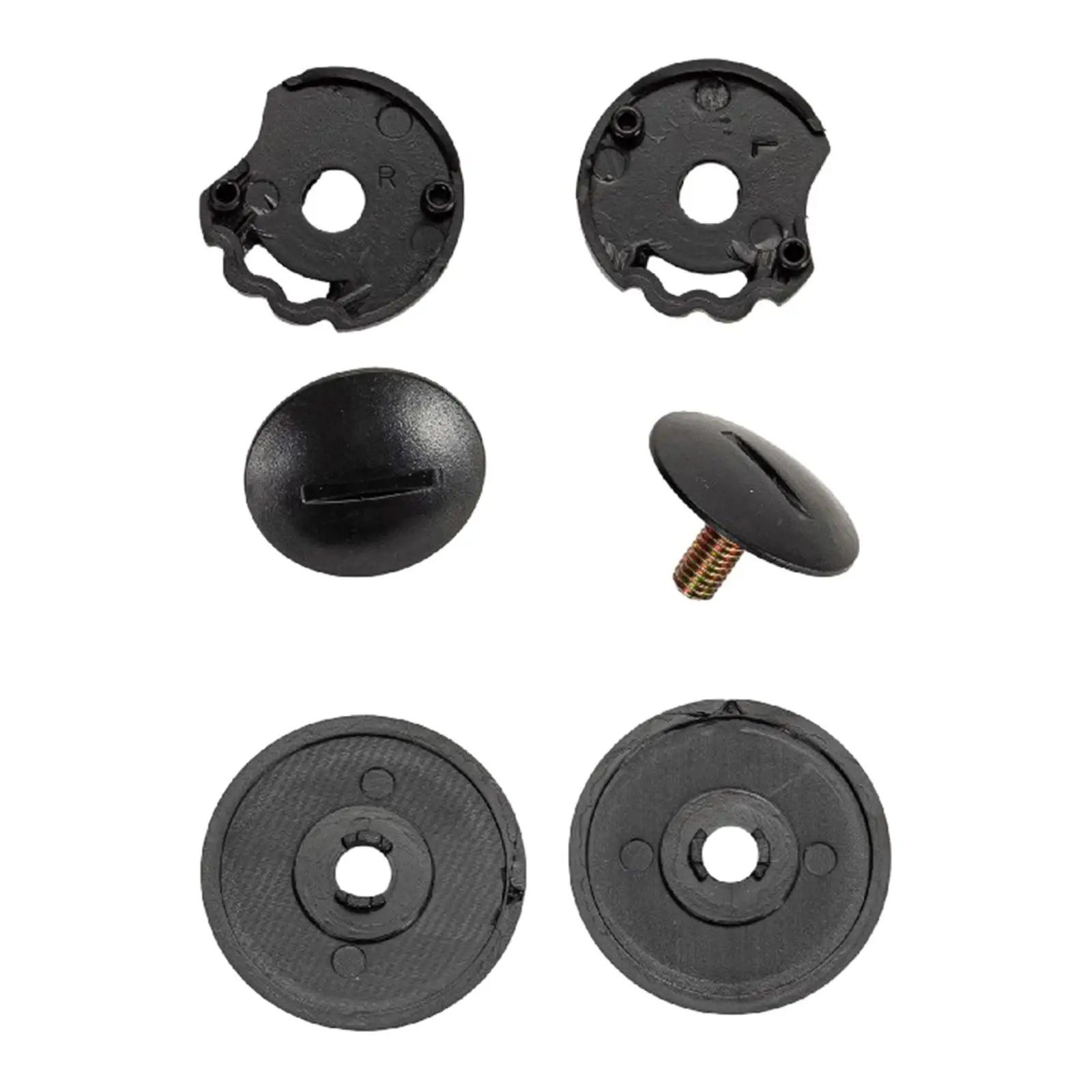 

Helmet Lens Base Parts Set Easy Installation Sturdy Practical Black Replace Parts Accessories for Axxis Square Half Helmet