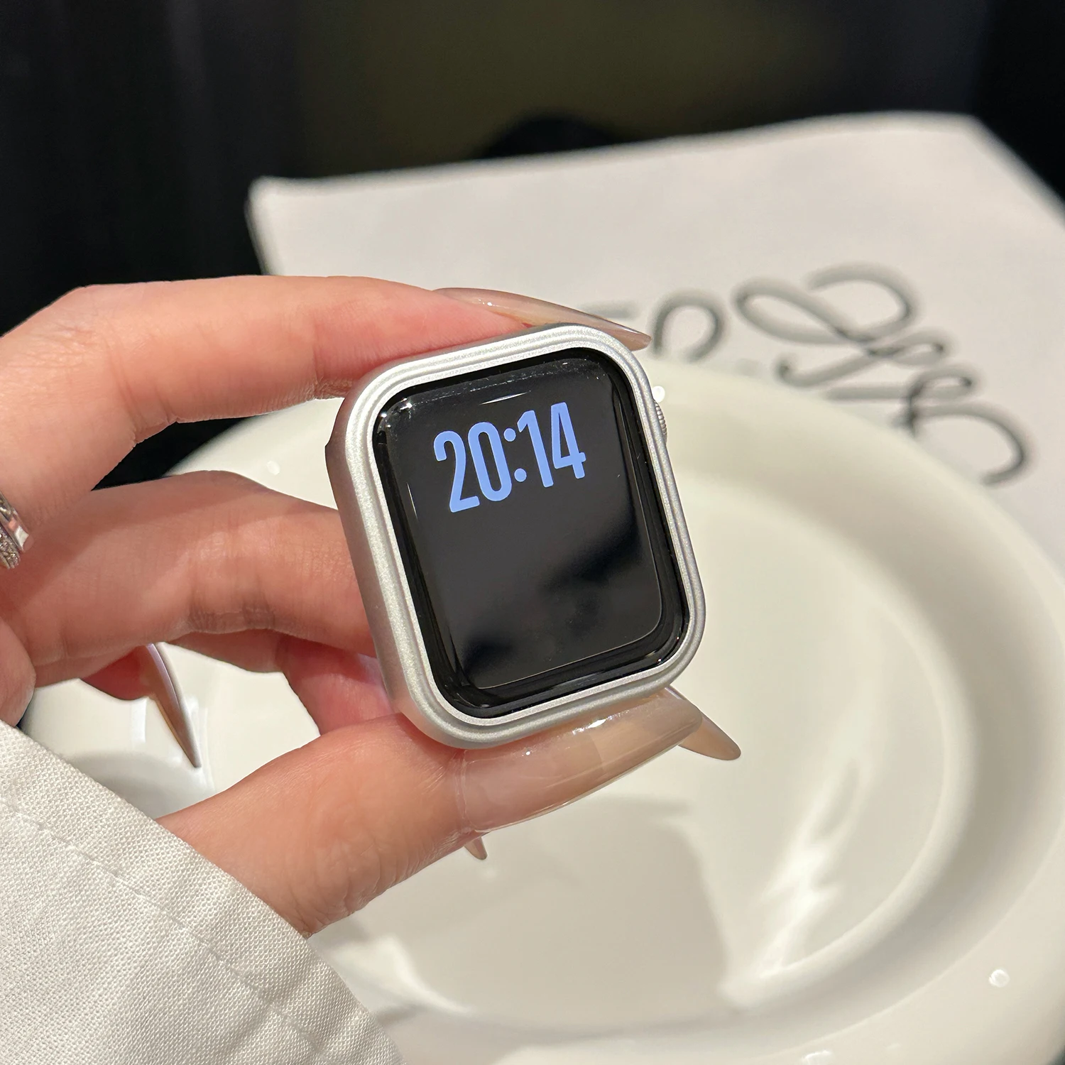 Anti collision aluminum alloy case for Apple Watch S10 46/42mm 45/44/41/40mm versatile low luxury case for iwatch series S9/8/7 – Detail 7