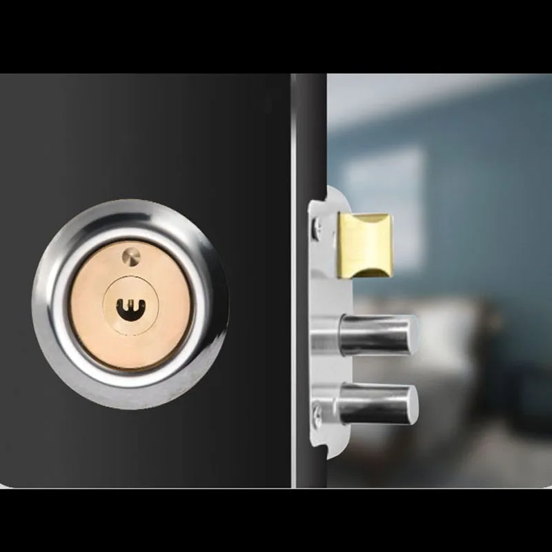 ferro door lock household pure copper universal 05