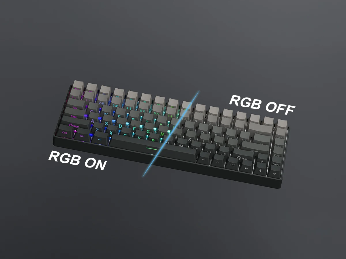 de Keycaps retroiluminados, 136 chave dia polar,