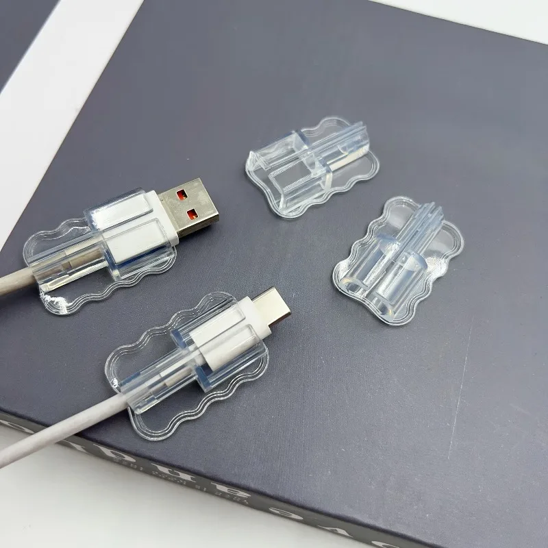 Pack of 5/10 Assorted USB and Type-C Cable Protective Covers for Mobile and Computer Charging Cables