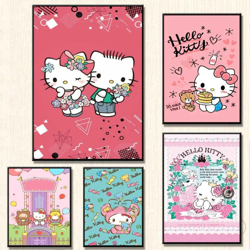 

Canvas Art Walls Painting Hellokittysplayground Comics Pictures Decoration Paintings Children Gifts Hanging Prints And Prints