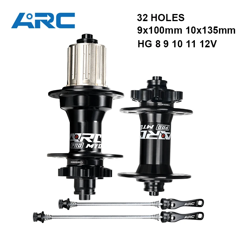 ARC NEW MT001FS/003RS MTB 허브 32홀 6개의 밀폐형 베어링 9..