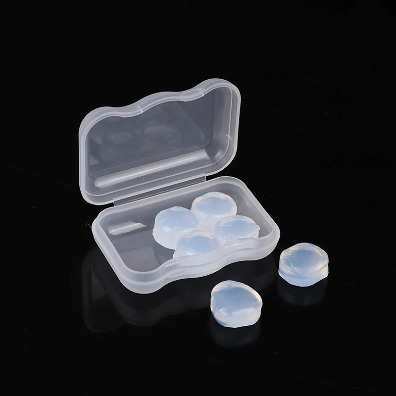 

6Pcs Soft Silicone Earplugs Transparent Noise Reduction Soundproof Earplug Waterproof Swimming Accessories Ear Plugs For Sleep