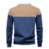 AIOPESON New Spring Men's Color-Block Cotton Blend  Hoodies for Business Casual Style Long Sleeve Sweatshirt 3