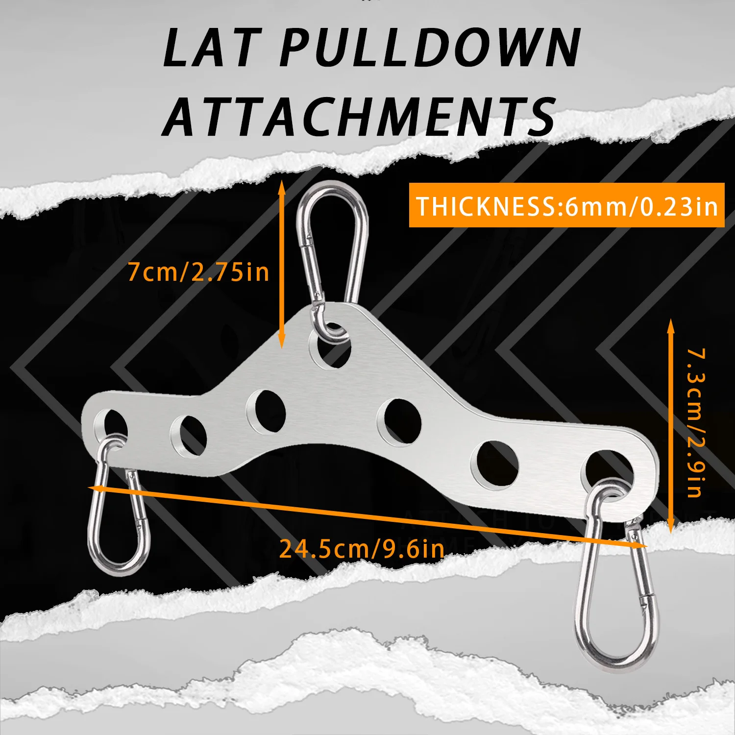 Stainless Steel Double To Single Pulley Adaptor Plate for Cable Machine for Lat Pulldown Triceps Pushdown Home Gym Exercise fitness cable pulley fitness pulley cable fitness pulley