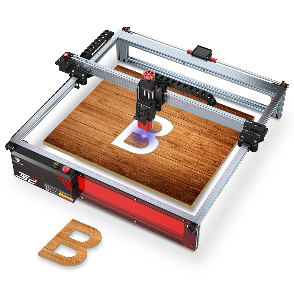 

TwoTrees TS2 Laser Engraver 80W Input Power with Wifi Offline Control Auto Focus CNC For DIY Laser Engraving and Cutting Machine