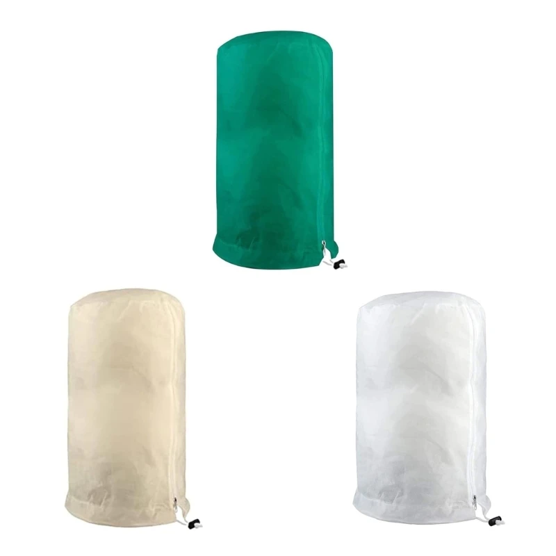 

Plant Cover Freeze Protections for Outdoor Plant Frost Cloth Zipper Drawstring