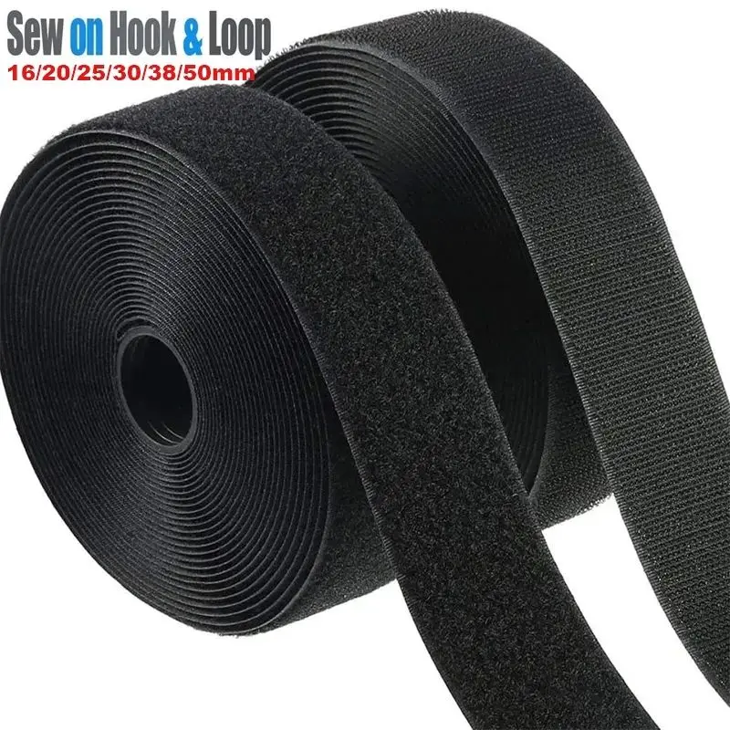 5Meter/Pair Non-Adhesive Hook and Loop Sewing Fastener Tape Nylon Fabric Magic Velcros Tape For Sewing Accessories 20/25/30/50mm