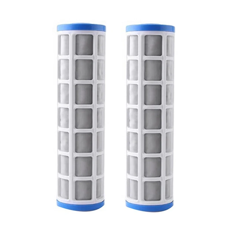 

2Pcs 10 Inch Stainless Steel Wire Mesh Filter Cartridge Water Purifier Pre Filter For Scale Prevention Filter Cartridges