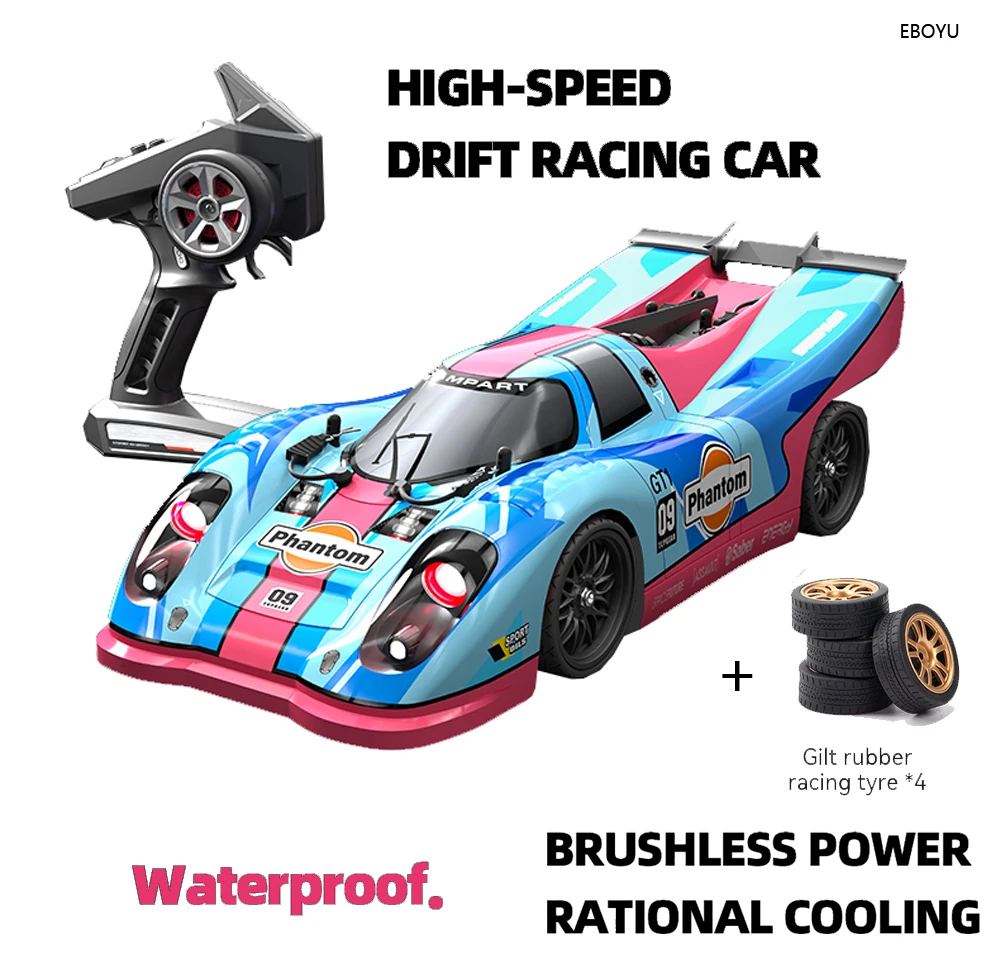 

JJRC C8806 Brushless Motor RC Drift Car 2.4G 4WD 60km/h 1:16 High Speed RC Car IPX4 Waterproof Gift Toys RTR for Kids