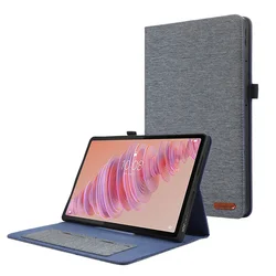 Premium Soft Cowboy Stand Flip Cover for Tablets - 2024 Edition (Blue)