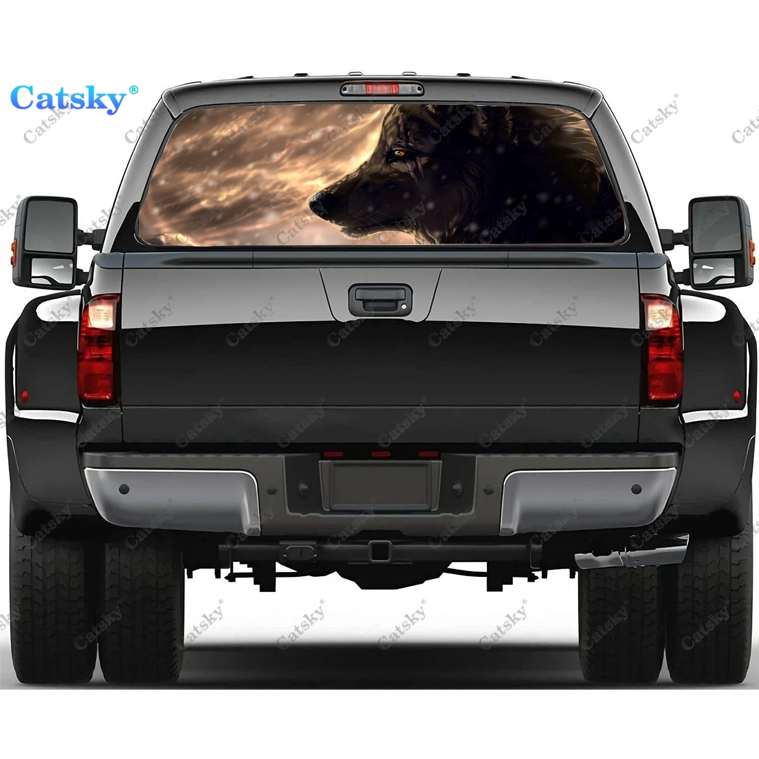 

Наклейки на заднее стекло автомобиля с изображением животных