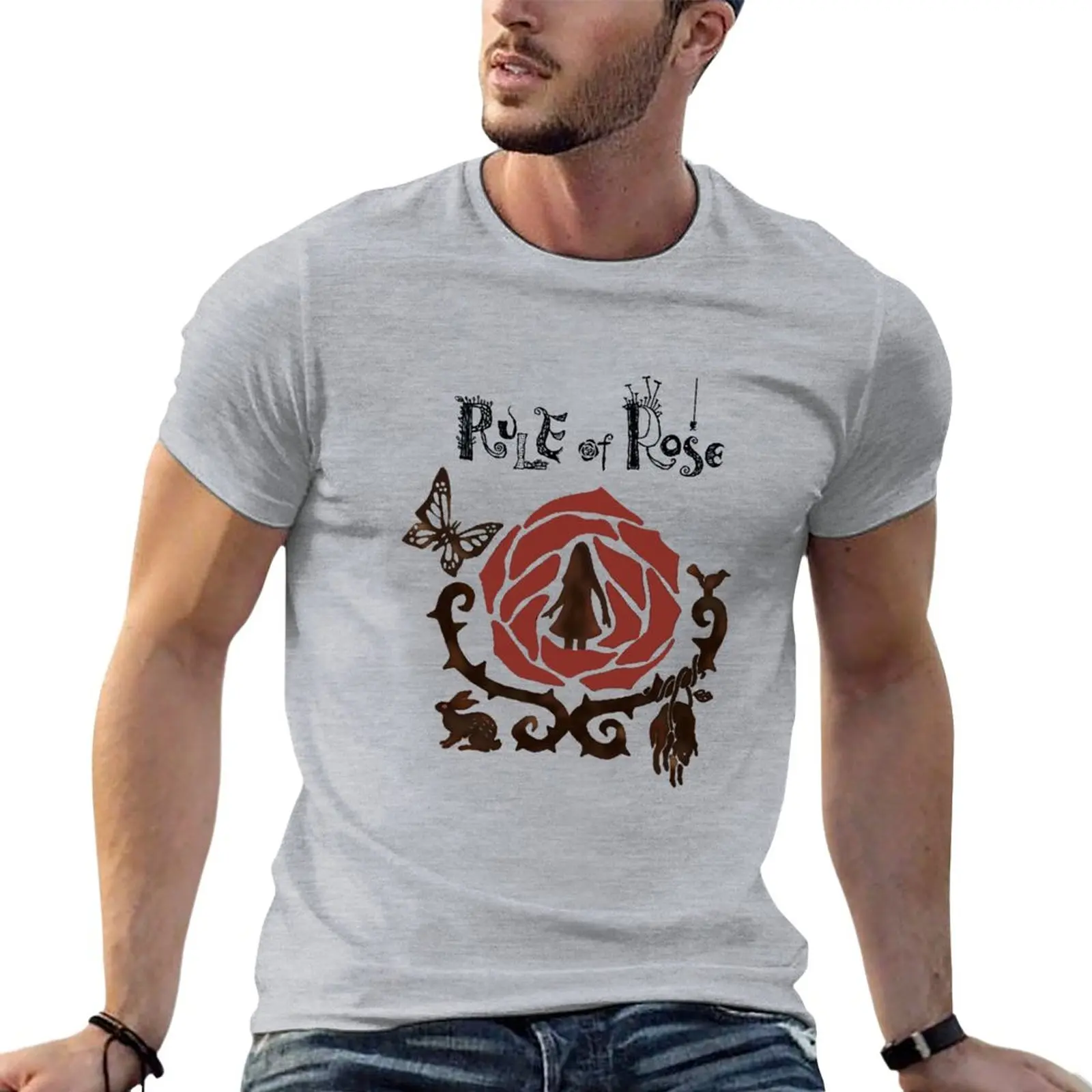 

New Rule Of Rose Title T-Shirt funny t shirt plain t-shirt sports fan t-shirts Tee shirt Short sleeve tee men