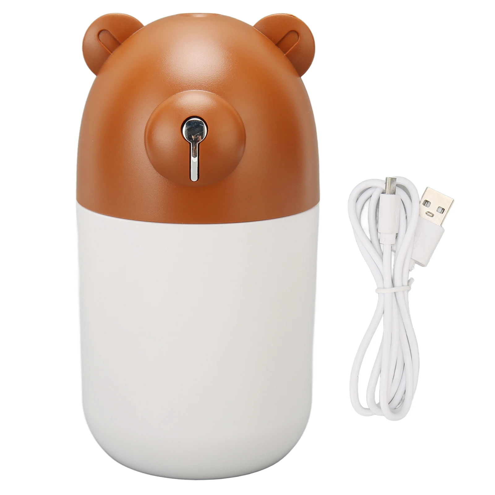 

Aromatherapy Diffuser Auto Shut Off Fine Mist Mini Humidifier Cute Bear Design Low Noise with USB Cable for Bedroom for Office