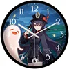 Game Genshin Impact Zhong Li Klee Xiao Decorative Clock Student Project HuTao KeQing Wall Silent clock Game Themed Characters 3