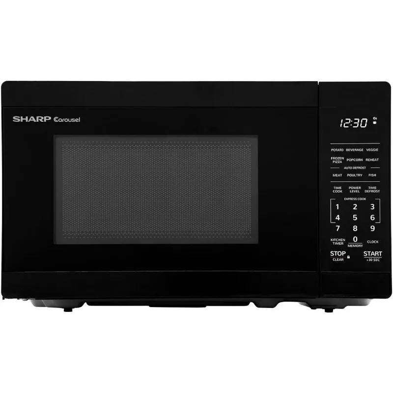 

Compact Oven with Removable 10" Carousel Turntable, Cubic Feet, 700 Watt Countertop Microwave, 0.7 CuFt