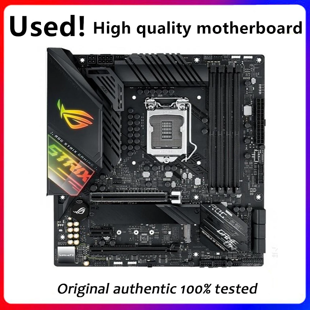 Per Strix Z490-G Gaming Originale Usato Desktop Intel Z490 Scheda Madre Ddr4 Da 128Gb Lga 1200 I7/I5/I3 Usb3.0 Sata3