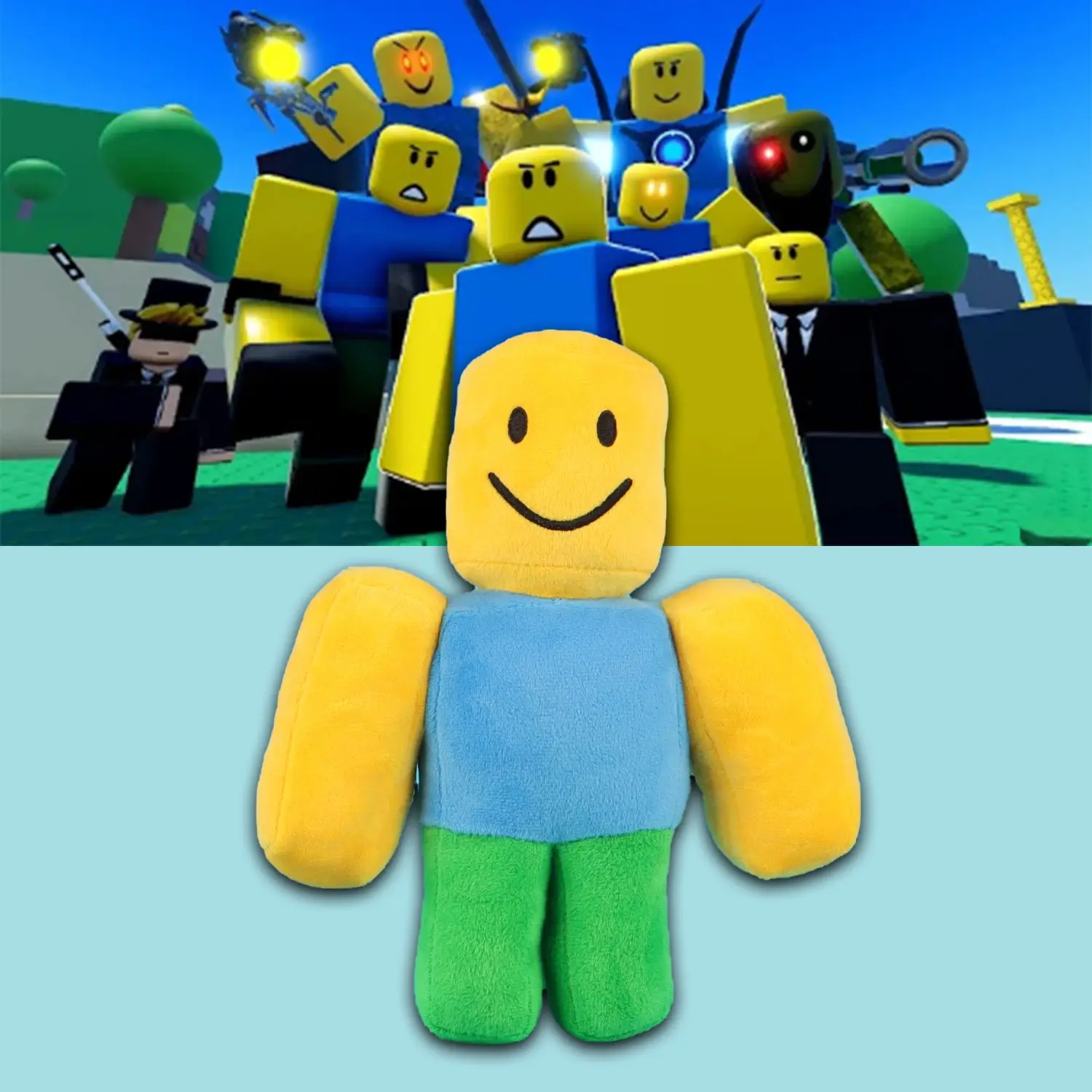 Kawaii Noob 실험 플러시 장난감 Noob 플러시 인형 뜨거운 애니메이션 게임 그림 플러시 인형 동물 인형 팬 장난감 어린이를위한 선물