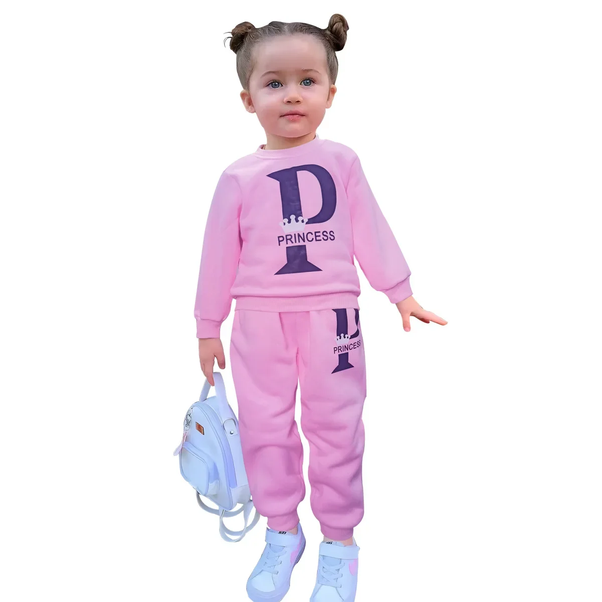 

2pcs/set Princess Baby Kids Girls Clothes Outfits 2024 Spring Autumn Toddler Children's Casual Clothing Tracksuits For Girl 1-8