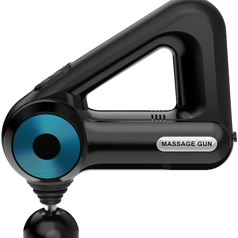 

All-New 4th Generation Percussive Therapy Massagers Handheld Deep Tissue Muscle Treatment Triangle Massage Gun