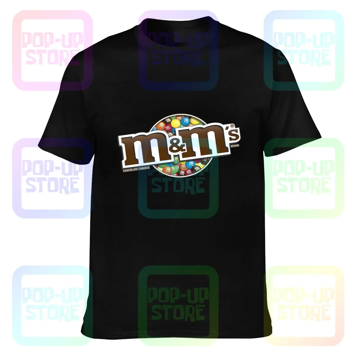 Mars M & M'S Candy Chocolate M And M T-Shirt Tee Shirt Cute Casual Harajuku Vendita Calda