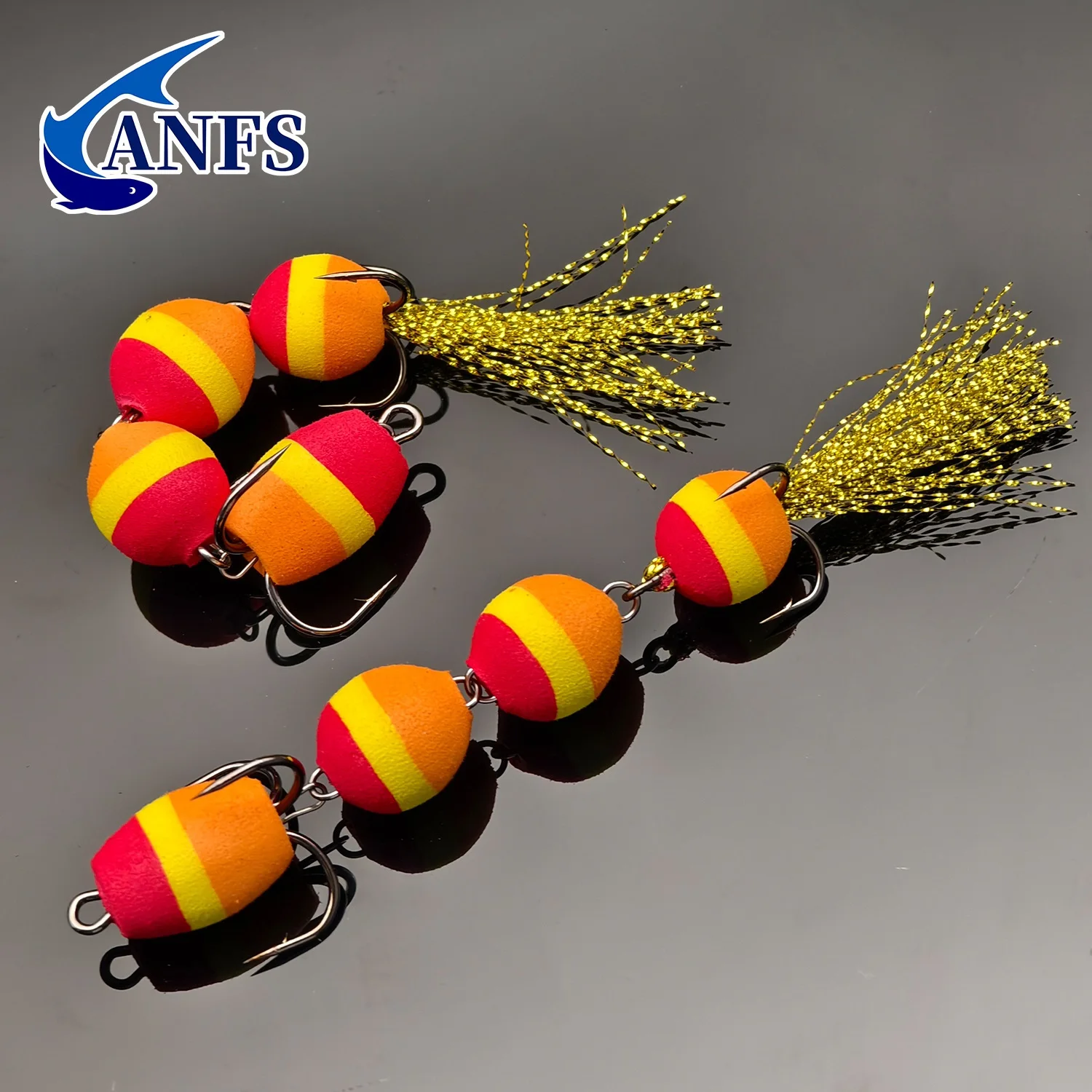ANFS 4-teiliges EVA-Karpfenangelset – tragbarer künstlicher Karpfenköder, erstaunliches Angelgeschenk für Angler – Detail 5