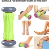 Foot Massager Massage Roller Yoga Massage Ball Plantar Fascia Roller Muscle Relaxation for Sport Fitness Balls Body Exercise Set 2