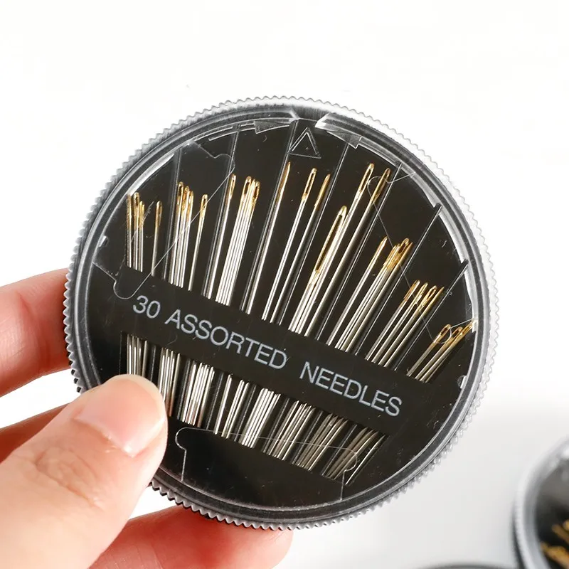 

30pcs/Box Sewing Needles Stainless Steel Young Elderly Needle For Stitching Household DIY Jewerly Beading Threading Needles