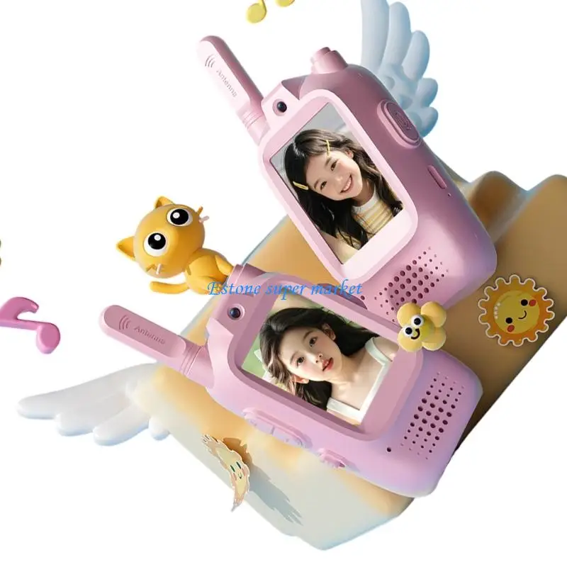 090B 어린이용 충전식 비디오 워키 사진 USB 충전 긴 배터리 수명 생성