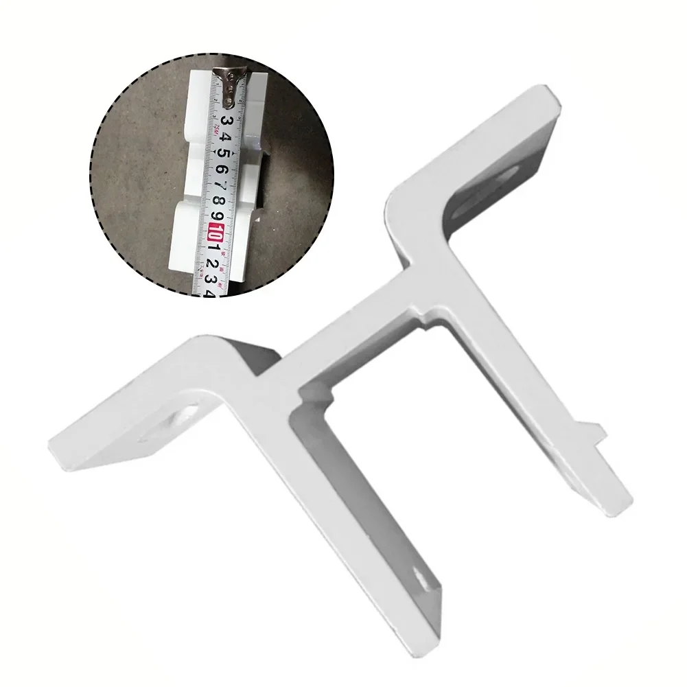 

White Aluminium Alloy Wall Mounted Fasteners Square Tube Support Brackets For Retractable Telescopic Canopy