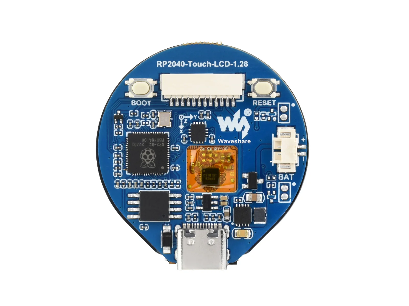 RP2040 ũƮѷ  , 1.28 ġ  ġ LCD, Ʈ ũ, ӵ  ̷ν  