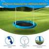 Metal Swing Set for Kids Outdoor Play Stand with Saucer Outdoor Playground Set Durable Facility Reliable Design Hours of Kid Fun 2