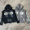 Hellstar Studios Zip Up Cotton hoodie with zipper wash 1